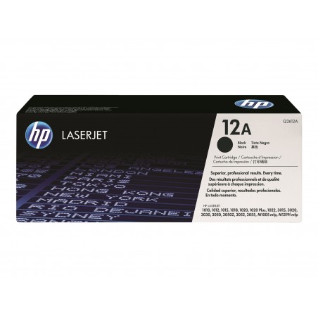 HP 12A - noire - original - toner HP 12A - noire - original - toner
