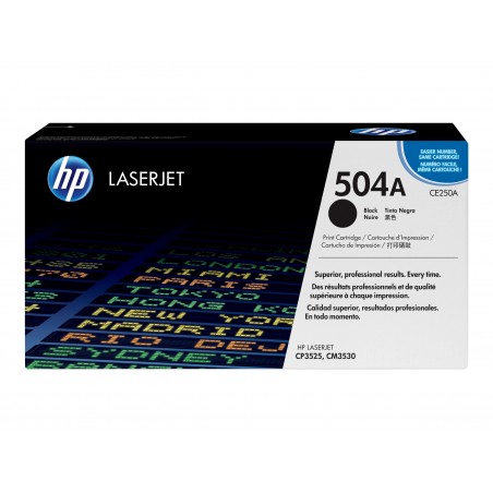 HP 504A - noire - original - toner HP 504A - noire - original - toner
