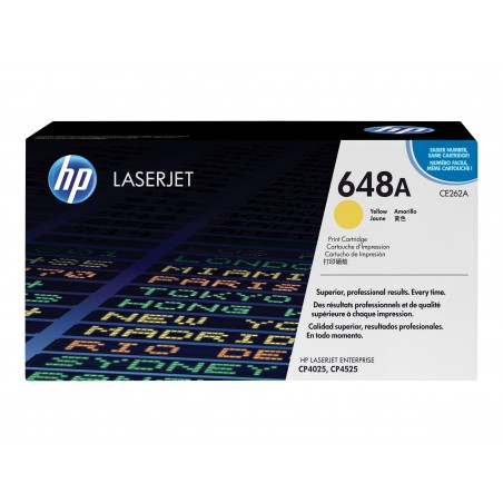 HP 648A - jaune - original - toner HP 648A - jaune - original - toner