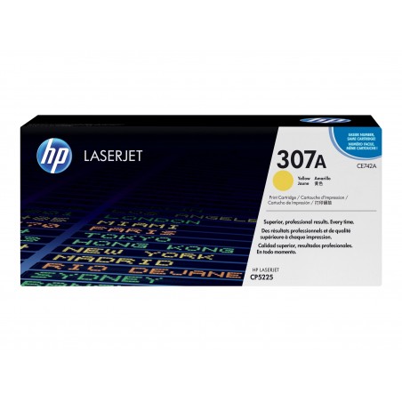 HP 307A - jaune - original - toner HP 307A - jaune - original - toner