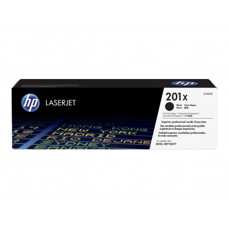 HP 201X - à rendement élevé - noire - original - toner HP 201X - à rendement élevé - noire - original - toner