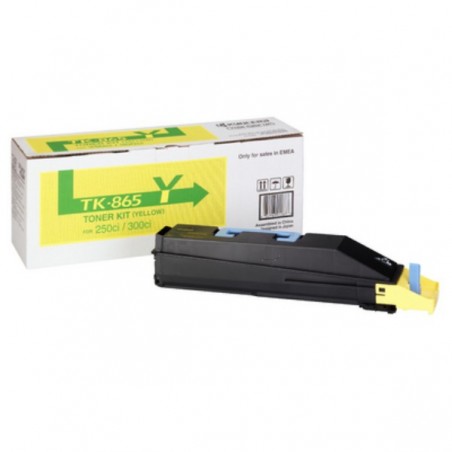 Original Kyocera 1T02JZAEU0 / TK865Y Toner jaune Original Kyocera 1T02JZAEU0 / TK865Y Toner jaune