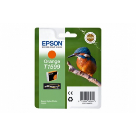 Epson T1599 Martin Pêcheur - orange - originale - cartouche d'encre Epson T1599 Martin Pêcheur - orange - originale - cartouche d'encre