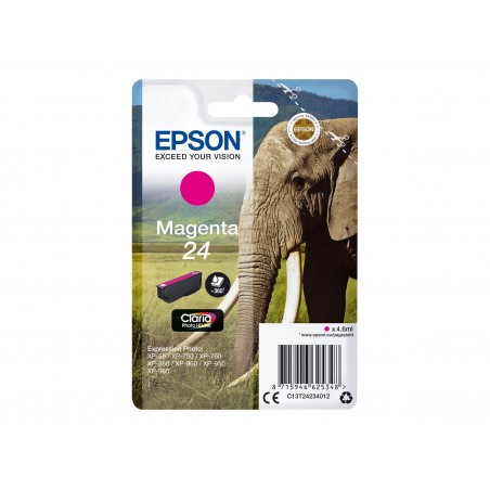 Epson T24 Elephant - magenta - originale - cartouche d'encre Epson T24 Elephant - magenta - originale - cartouche d'encre