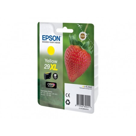 Epson T29XL Fraise - à rendement élevé - jaune - originale - cartouche d'encre Epson T29XL Fraise - à rendement élevé - jaune - originale - cartouche d'encre