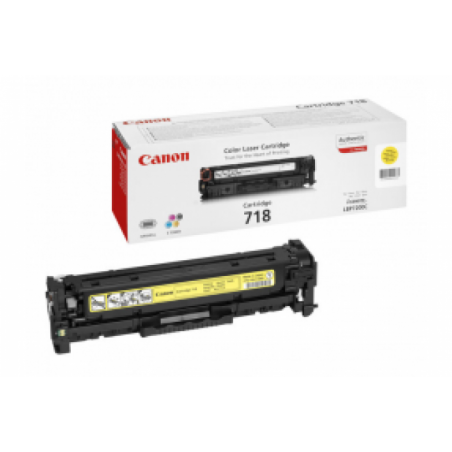 Canon 718 - jaune - original - toner Canon 718 - jaune - original - toner