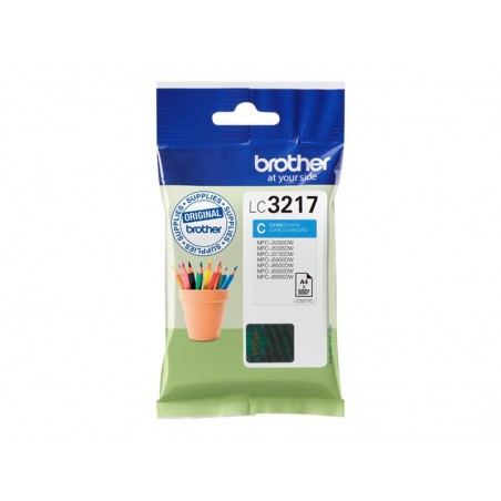 Brother LC3217 - cyan - originale - cartouche d'encre Brother LC3217 - cyan - originale - cartouche d'encre