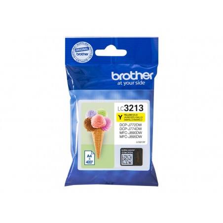Brother LC3213Y - jaune - originale - cartouche d'encre Brother LC3213Y - jaune - originale - cartouche d'encre